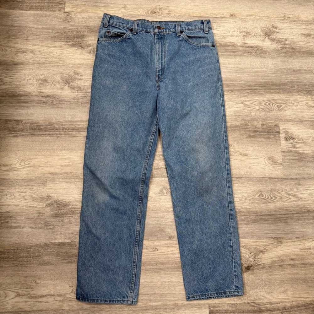 Levi's 540 Jeans Mens Relaxed Fit Straight Leg Light Wash Denim Pants 34x31 - Picture 2 of 10